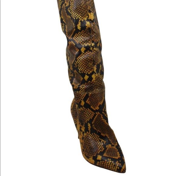 Steve Madden snake print boots - Picture 3 of 5